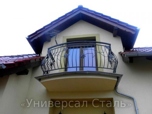 Кованый балкон №19 — фото