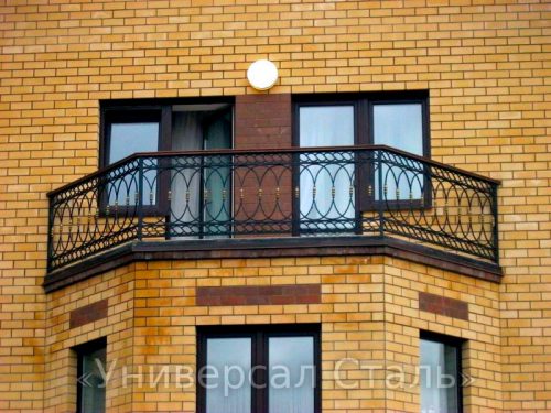 Кованый балкон №23 — фото