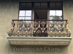 Кованый балкон №33 - фото 1