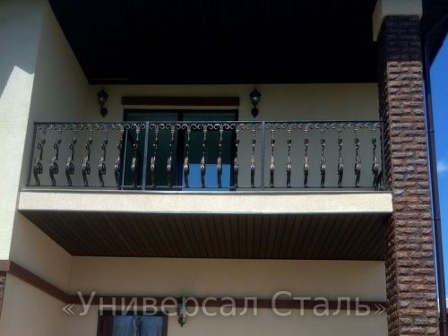 Кованый балкон №44 — фото