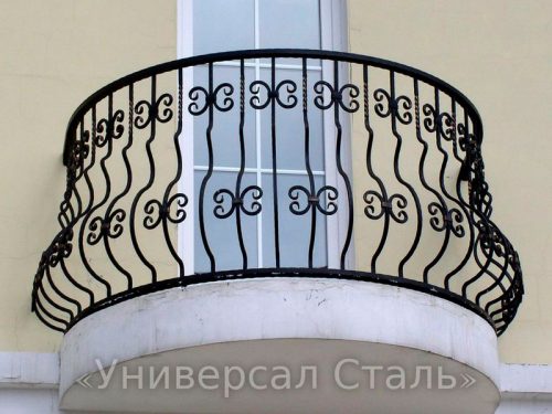 Кованый балкон №5 — фото