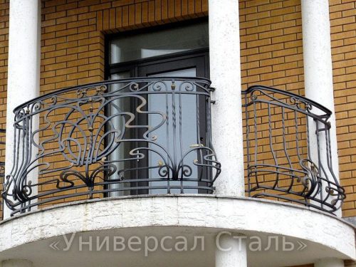 Кованый балкон №58 — фото