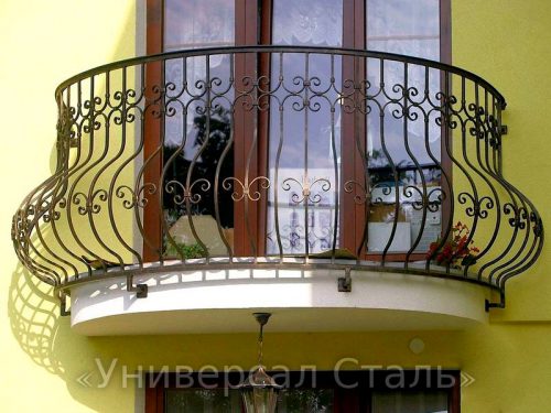 Кованый балкон №8 — фото