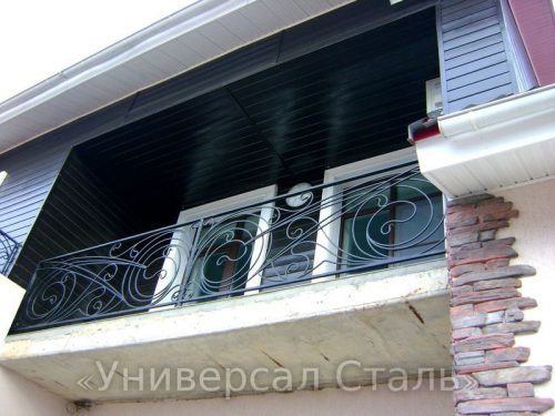 Кованый балкон №99 — фото