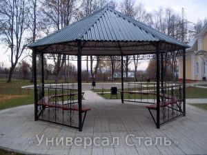Кованая беседка №109 - фото 1