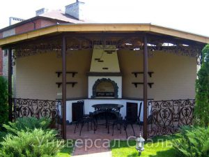 Кованая беседка №122 - фото 1