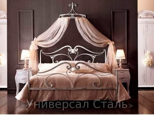 Кованая кровать №71 — фото