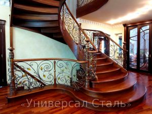 Кованые перила №63 - фото 1
