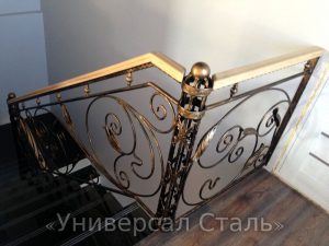 Кованые перила №87 - фото 1