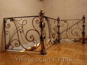 Кованые перила №91 - фото 1