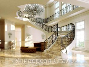 Кованые перила №120 - фото 1