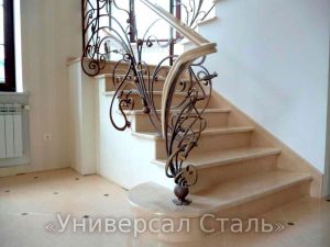 Кованые перила №136 - фото 1