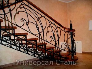 Кованые перила №139 - фото 1