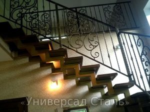 Кованые перила №140 - фото 1
