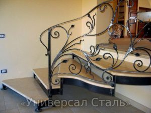 Кованые перила №150 - фото 1