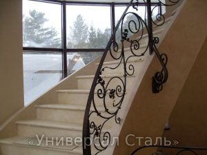 Кованые перила №156 - фото 1