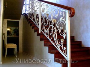 Кованые перила №157 - фото 1