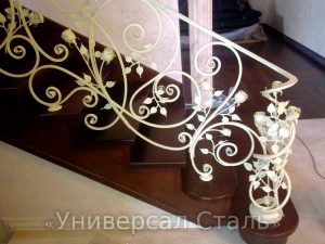 Кованые перила №158 - фото 1