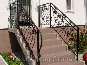 Кованые перила №166 - фото 1