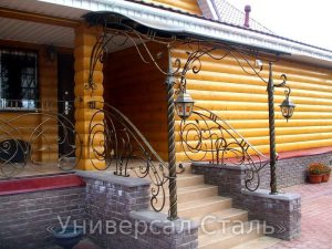 Кованые перила №170 - фото 1