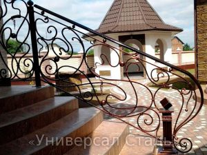 Кованые перила №172 - фото 1