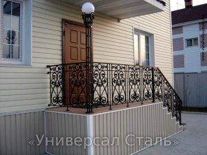 Кованые перила №176 - фото 1