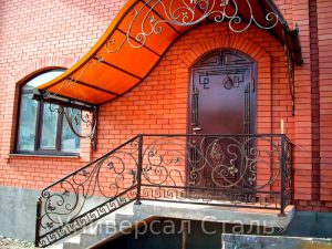 Кованые перила №188 - фото 1