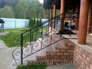 Кованые перила №195 - фото 1