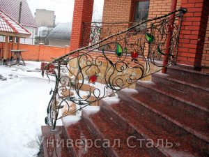 Кованые перила №202 - фото 1