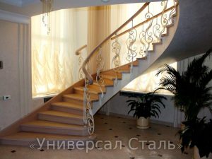 Кованые перила №14 - фото 1