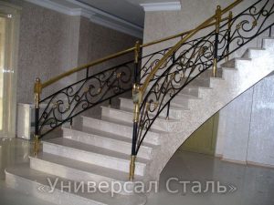 Кованые перила №37 - фото 1