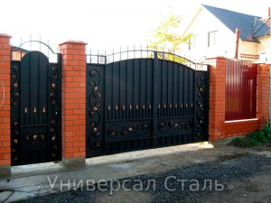 Кованые ворота V-100 - фото 1 Кованые ворота V-100 - фото 1