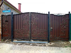 Кованые ворота V-131 - фото 1