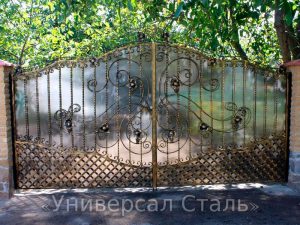 Кованые ворота V-140 - фото 1