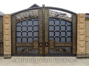 Кованые ворота V-143 - фото 1