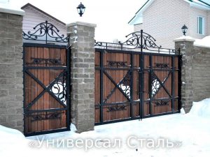 Кованые ворота V-170 - фото 1 Кованые ворота V-170 - фото 1