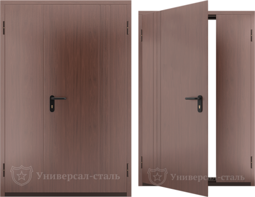 Глухая противопожарная дверь с отделкой МДФ ДМП 02 №68 EI30 — фото 1